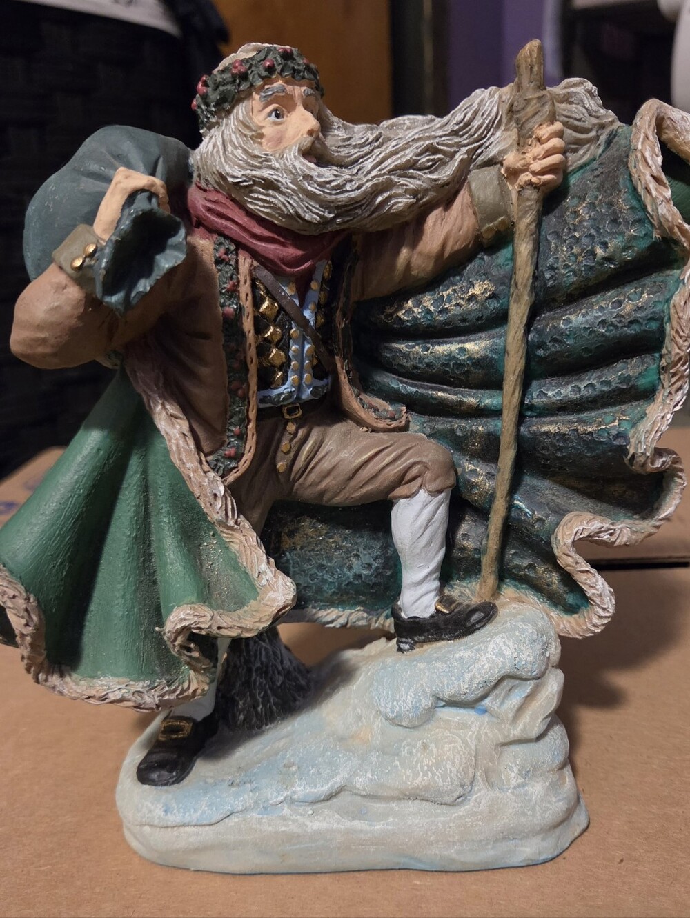 Vintage Novelino The Classic American Santa St Nicholas Circa 1624 Figurine